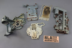 Evinrude Johnson 5hp 380181 306200 306202 Exhaust Cover Intake Manifold Cylinder Head - NLA Marine