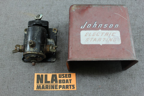 Johnson Evinrude 203506 203504 Electric Start Solenoid 30hp 1956 RJE-18 E RDE-18 - NLA Marine
