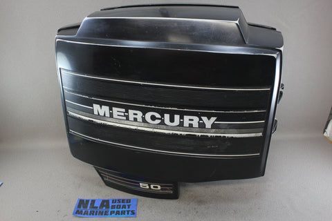Mercury 50hp 3cyl 500 Outboard Cowling Cowl 1986-1990 Clamshell Style Cover