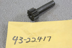 Mercury Kiekhaefer Outboard Starter Gear Shaft & Pinion Gear 43-22417 Mark 50E
