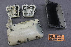 Johnson Evinrude Outboard 40hp RDSL-22 1960 Exhaust Cover 307926 By-pass 305369 - NLA Marine