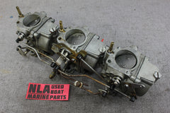 Johnson Evinrude Outboard 60hp 1970 1971 3cyl Carburetor Carb Assembly Linkage