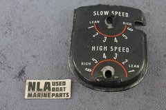 Johnson Outboard 3hp 304315 377595 Control Panel Front Cover Decal JW-17 1961