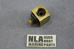 OMC 908484 0908484 Stringer Cobra GM Chevy V6 V8 Oil Tube Dipstick Block Elbow - NLA Marine
