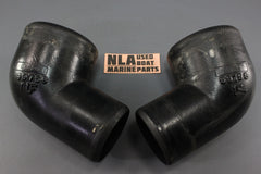 MerCruiser Alpha one V6 4.3L 99758A1 Exhaust Elbow Tube 1983-1986 4" to 3" OD - NLA Marine