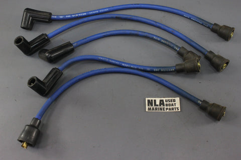OMC Stringer 2.5L 3.0L 140hp  Spark Plug Wires Leads 580558 979871 979872 979873