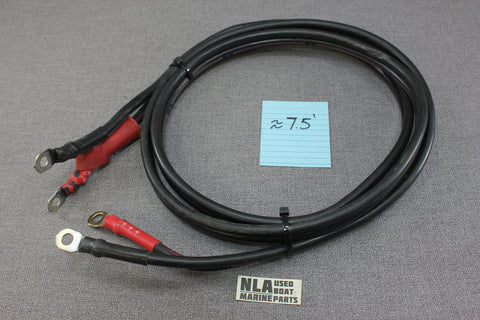 Mercury Force 40hp Outboard Battery Cable 7.5' Feet Starter Wire Johnson Yamaha - NLA Marine