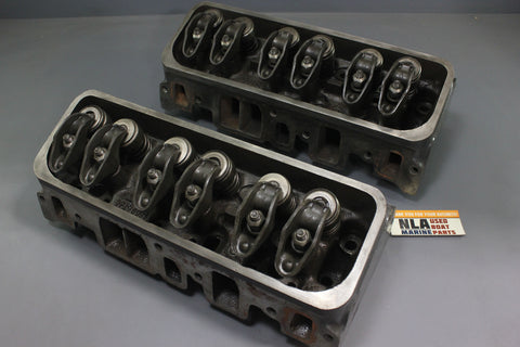 OMC 4.3L V6 Cylinder Head Set GM 14094768 0985075 0986827 MerCruiser 1986-93