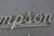 Thompson Boat Of Peshtigo Wisconsin Emblem Nameplate Logo Decal Vintage Hardware