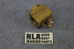 OMC 0913364 0913363 Cobra GM Chevy V6 V8 Oil Dipstick Block Retainer Bolt Elbow - NLA Marine