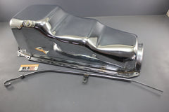 Chevy Camaro Oil Pan 1967 1968 1969 Chrome BBC V8 396 402 427 454 Chevelle Nova Chrome - NLA Marine