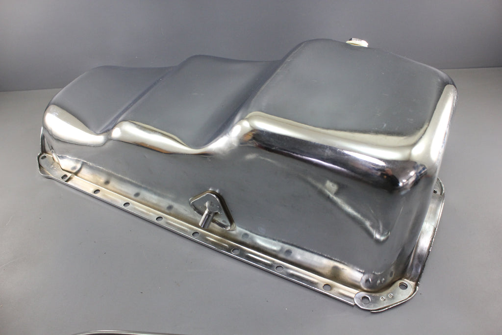 Chrome Deep Oil Pan With Pickup Tube – Big Block Chevy 396, 427, 454, 502 (1965-90)