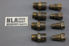 OMC 379957 0379957 4.3L 5.0L 5.7L Exhaust Manifold Block Water Drain Petcock 4pc
