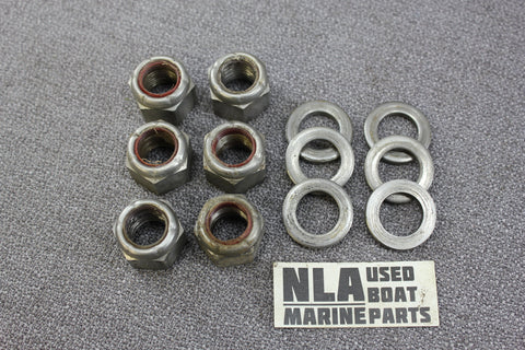 MerCruiser TRS 11-35000 12-54012 Bell Housing Nut Washer Mounting Set Nuts