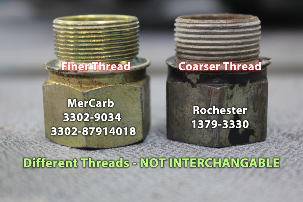 MerCruiser 1397-3330 Rochester 2GC 2GV Fuel Filter Inlet Nut Carbureto ...