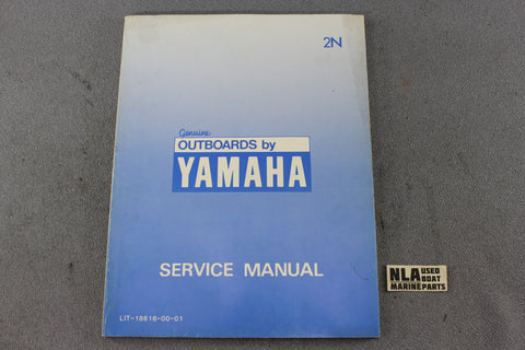 Yamaha Outboard Lit-18616-00-01 2N 2hp Repair Shop Service Manual Fix 2-Stroke