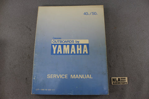 Yamaha Outboard Lit-18616-00-11 40N 50N 40hp 50hp Repair Shop Service Manual