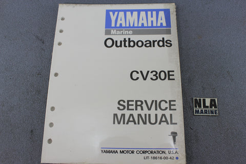 Yamaha Outboard Lit-18616-00-42 CV30E 30hp Repair Shop Service Manual Fix NEW