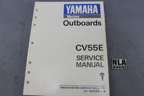 Yamaha Outboard Lit-18616-00-43 CV55E 55hp Repair Shop Service Manual Fix NEW