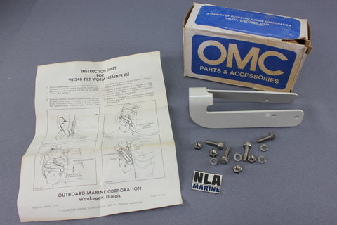 OMC 981348 Stringer Intermediate Housing Tilt Worm Bolt-On Retainer Kit 1968-76