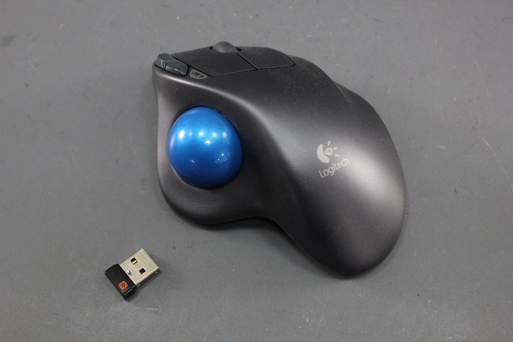 Logitech M570 Wireless Trackball Computer Mouse Right-Hand Dark
