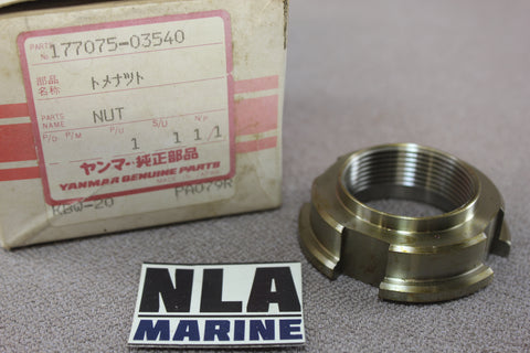 Yanmar Diesel 177075-03540 Nut Marine Engine Genuine Parts Output Shaft KBW20-1