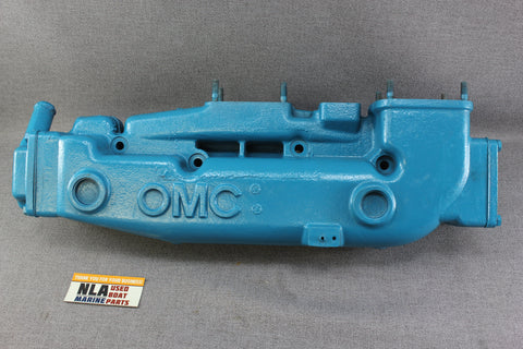 OMC 0980460 908077 Stringer 3.0L 140hp GM Exhaust Manifold Water Jacket 1973-80