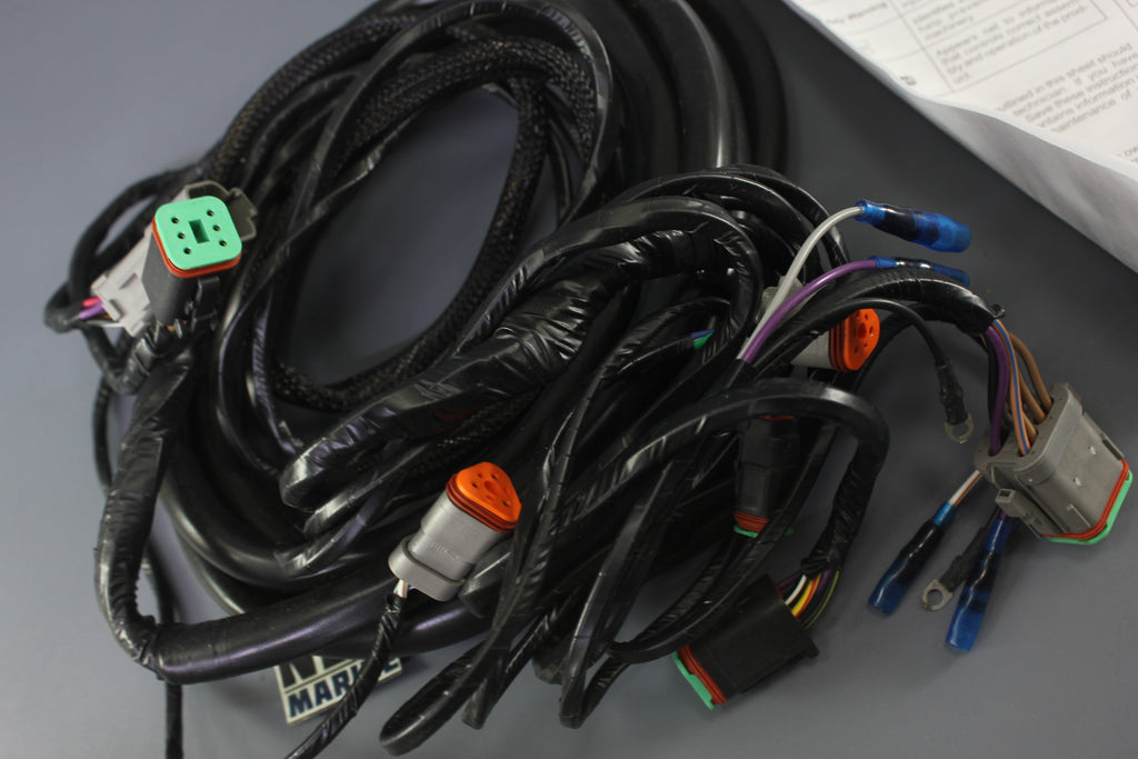 Johnson 176348 Wire Code Johnson Evinrude 0176340 176340 OEM 15ft Instrument Gauge Wiring Harne ...