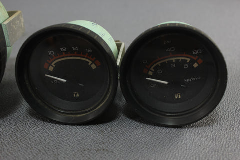 Boat Gauge Set Teleflex Gauges RPM Speedometer Tachometer Water Temp F ...