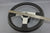 Boat Steering Wheel 4 Ebbtide Black Rubber Grip 3-Spoke Stainless Helm Cap Cover