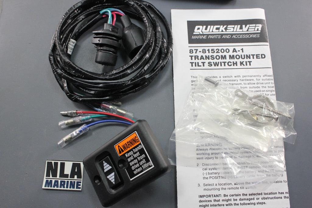 MerCruiser 87-815200A1 Transom Mounted Remote Trim Switch Kit Round 3 ...