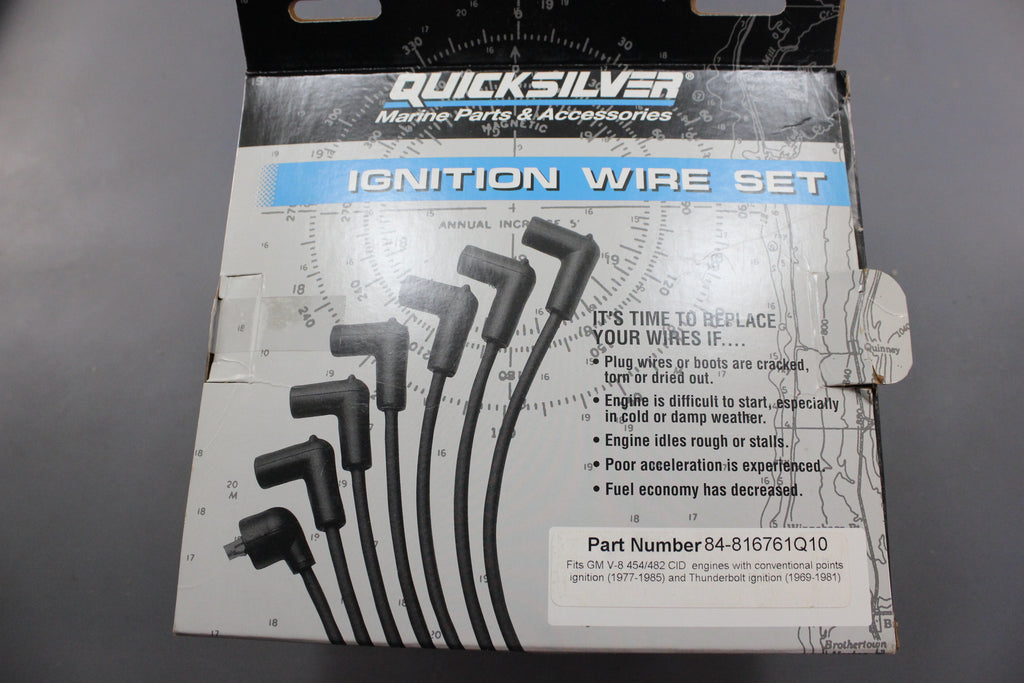 MerCruiser 84-816761Q10 Spark Plug Wire Set GM V8 7.4L 454