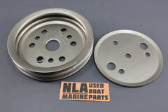 OMC 3744043AE Stringer GM V6 V8 3.8L 4.3L 5.0L 5.7L Crankshaft Pulley 1976-1986 - NLA Marine