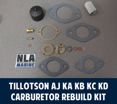 Mercury Outboard Carburetor Carb Rebuild Kit Carburetors AJ KA KB KC Tillotson - NLA Marine
