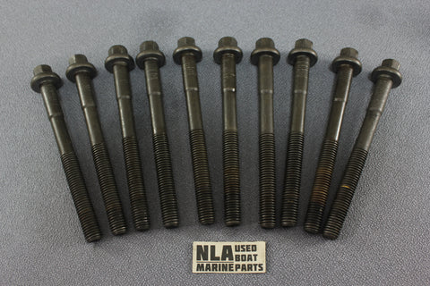 Volvo Penta 1306341 Cylinder Head Bolt Screw 10ct Set AQ125A AQ120B AQ140A 4cyl