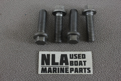 OMC 123018 0123018 4PK Cobra Upper Gear Housing Cover Screw Bolt Set Bolts 86-93