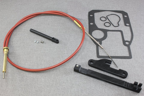 OMC Cobra Shift Cable 0985587 0987661 18-2245 Complete Kit and Adjustment Tools